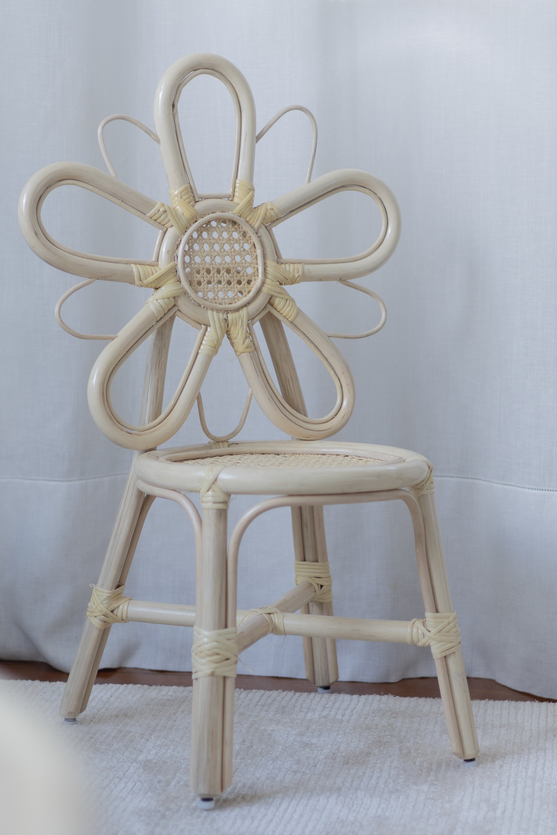 Silla Ratán Flor
