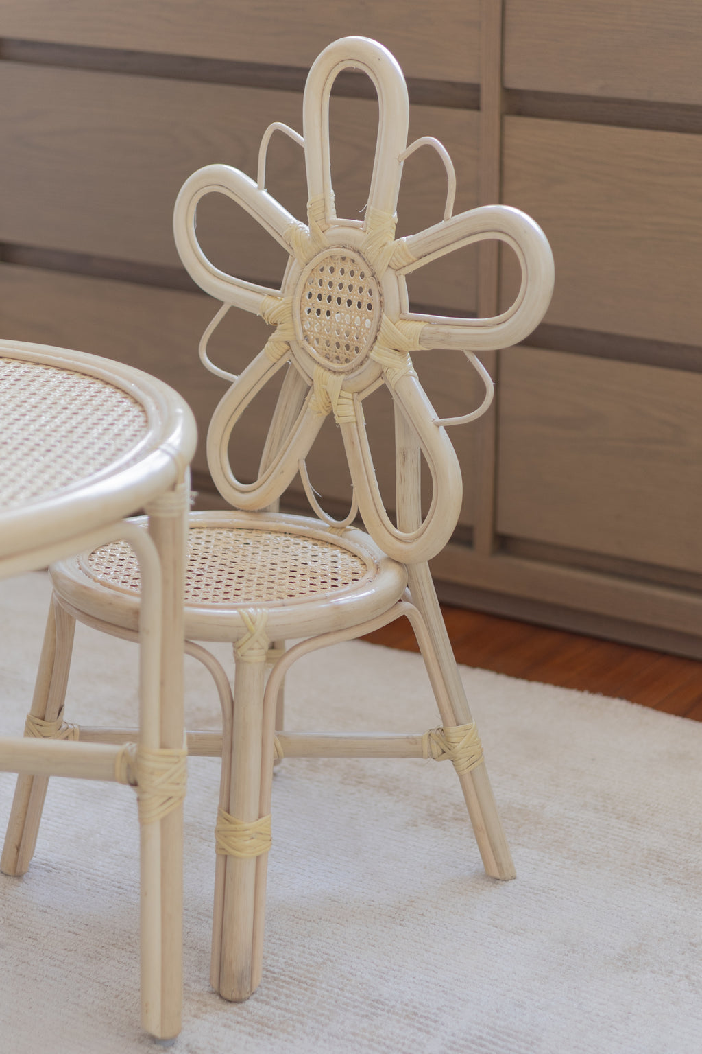Silla Ratán Flor