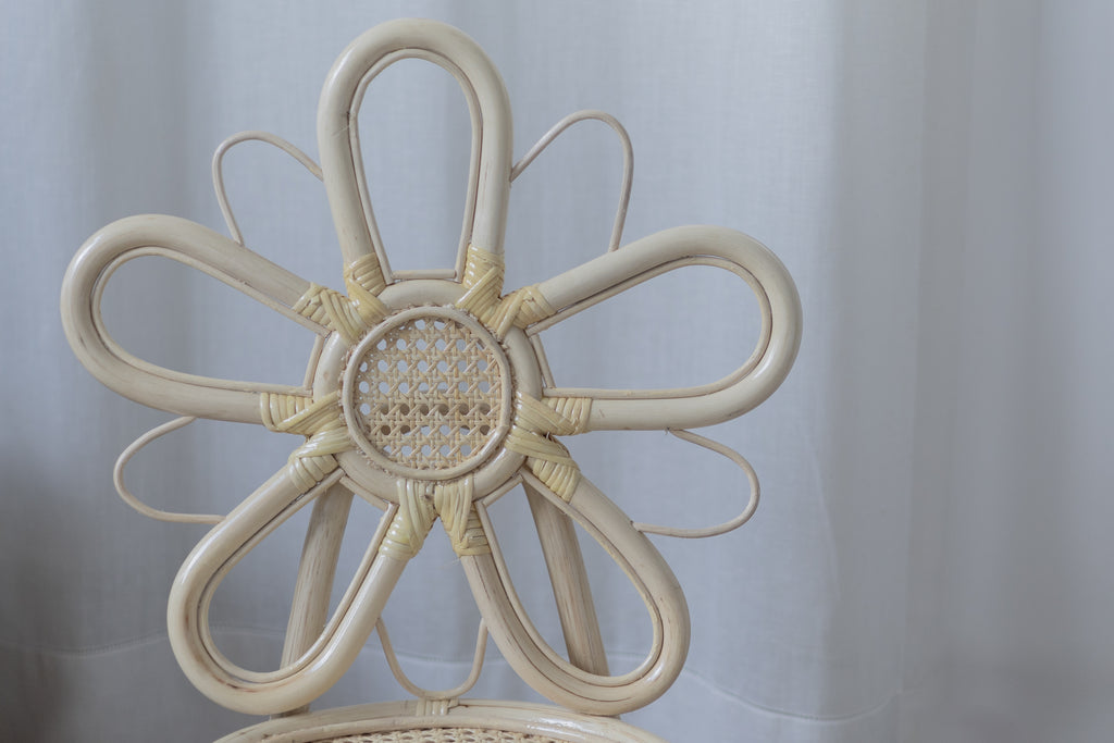 Silla Ratán Flor